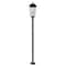Z-Lite Gannon 3 Light Outdoor Post Mount Fixture, 12in. W x 105.25in. H, Black 5008PHXLR-567P-BK - alternate 7